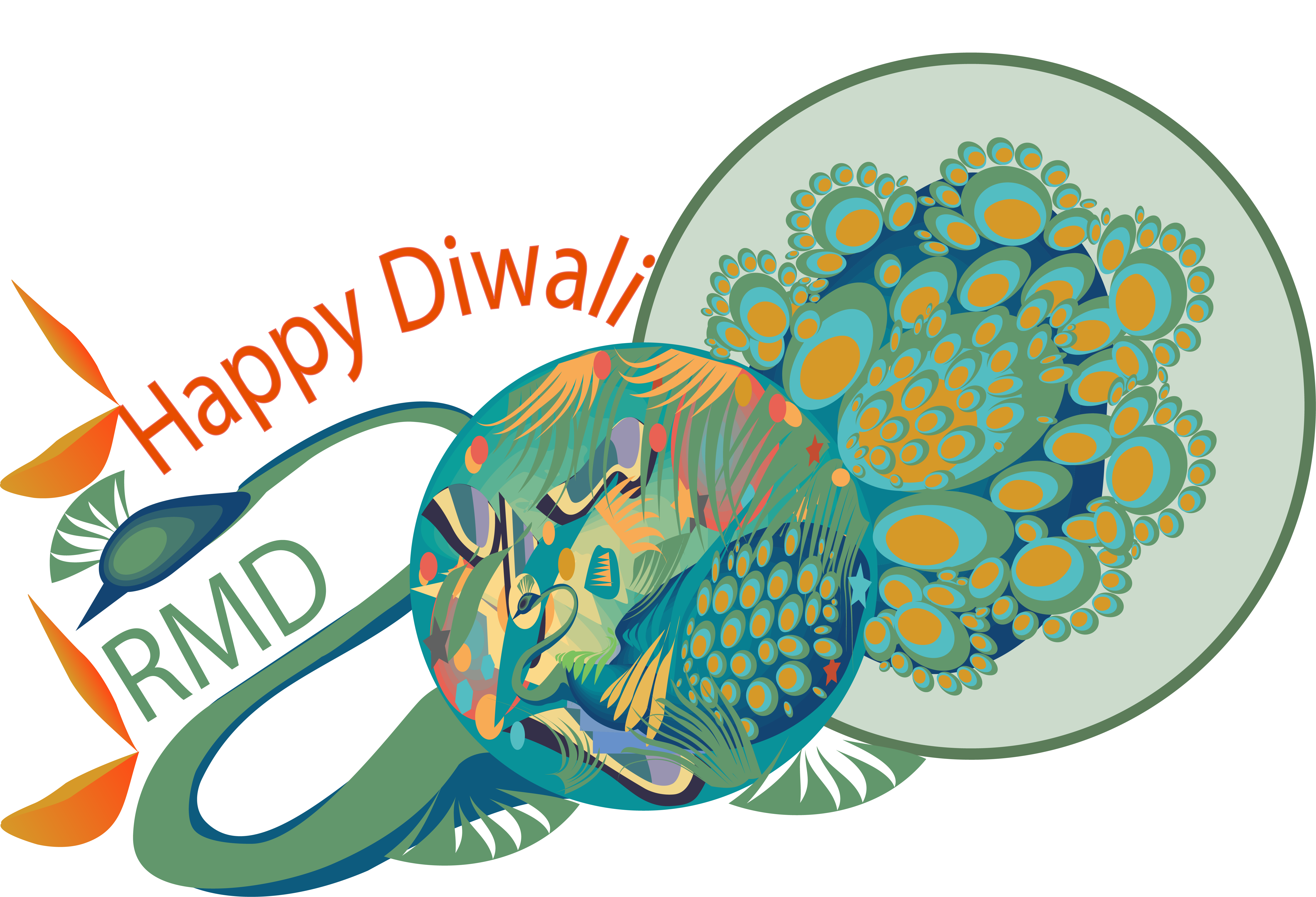 Rangoli design five