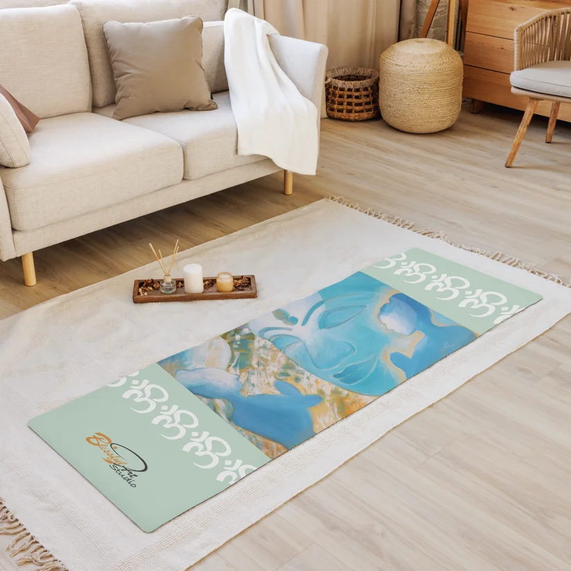 Meditative Devotion to Shiva with Om yoga mat