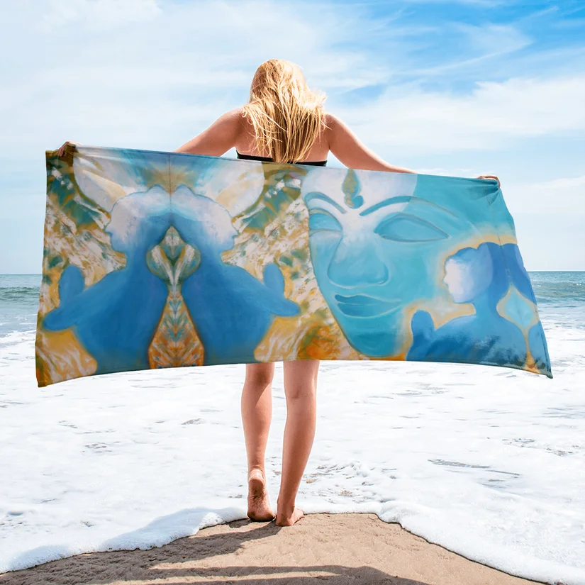 Meditative Devotion to Shiva towel