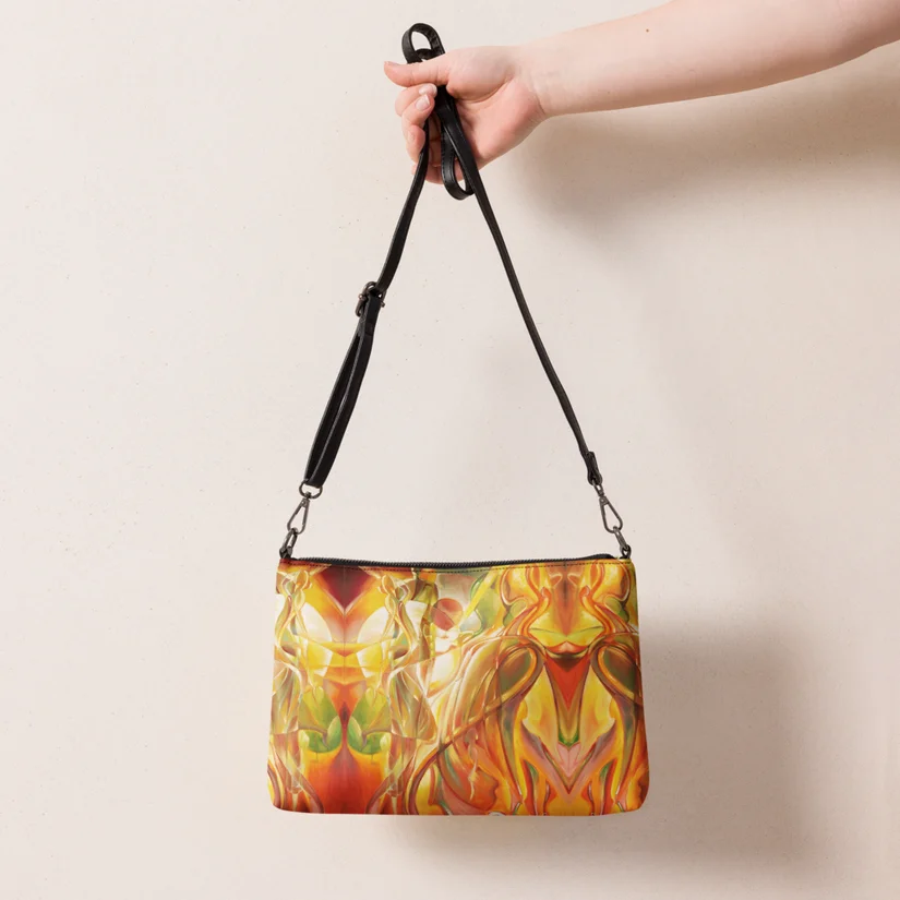Prismatic diva crossbody bag