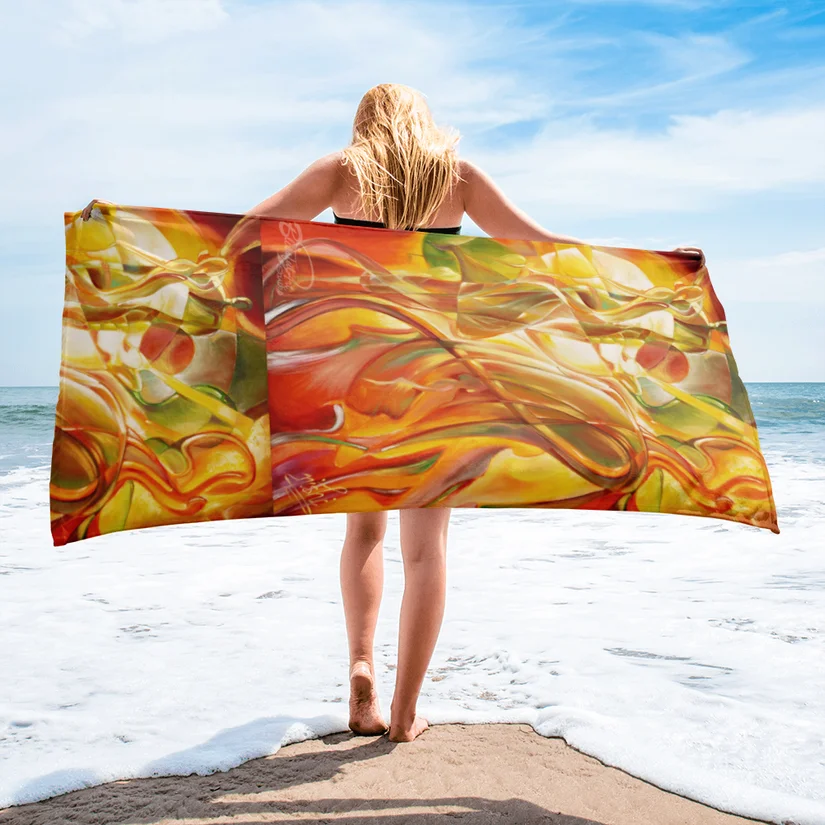 Prismatic Diva: Exotica towel