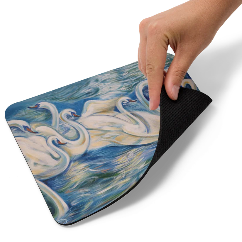 Swan Enchantment mouse pad