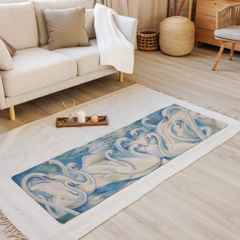 Swan Enchantment yoga mat