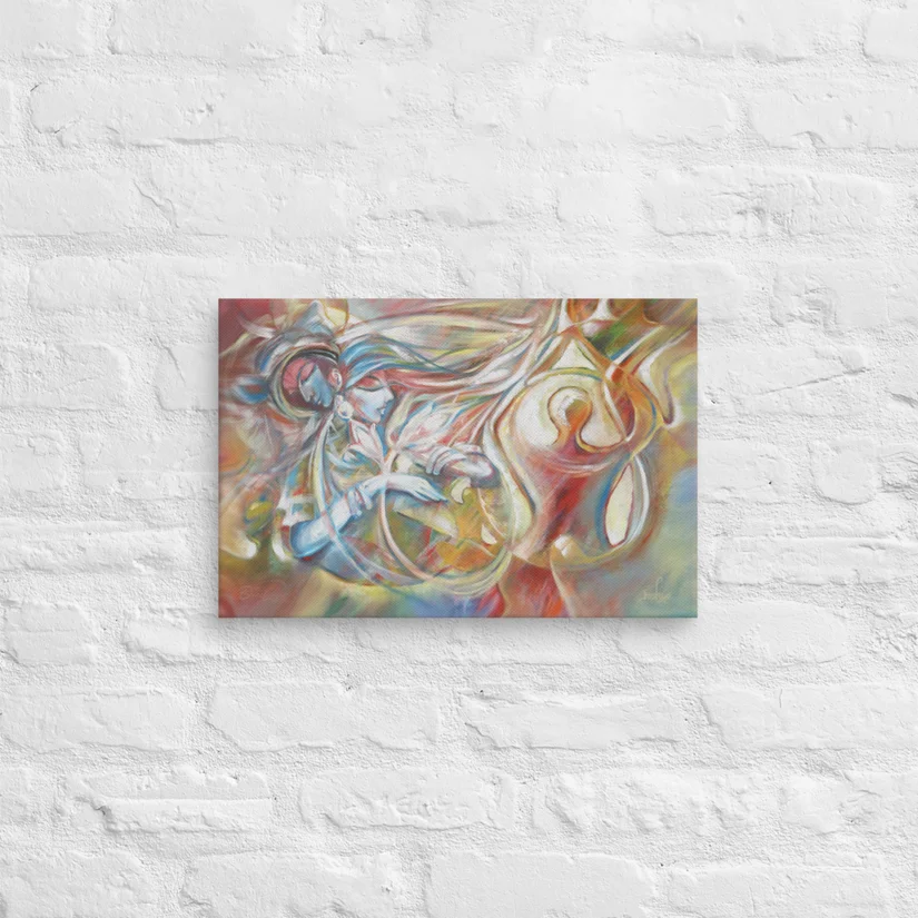 Whispered Prayers - The Divine Couple canvas print